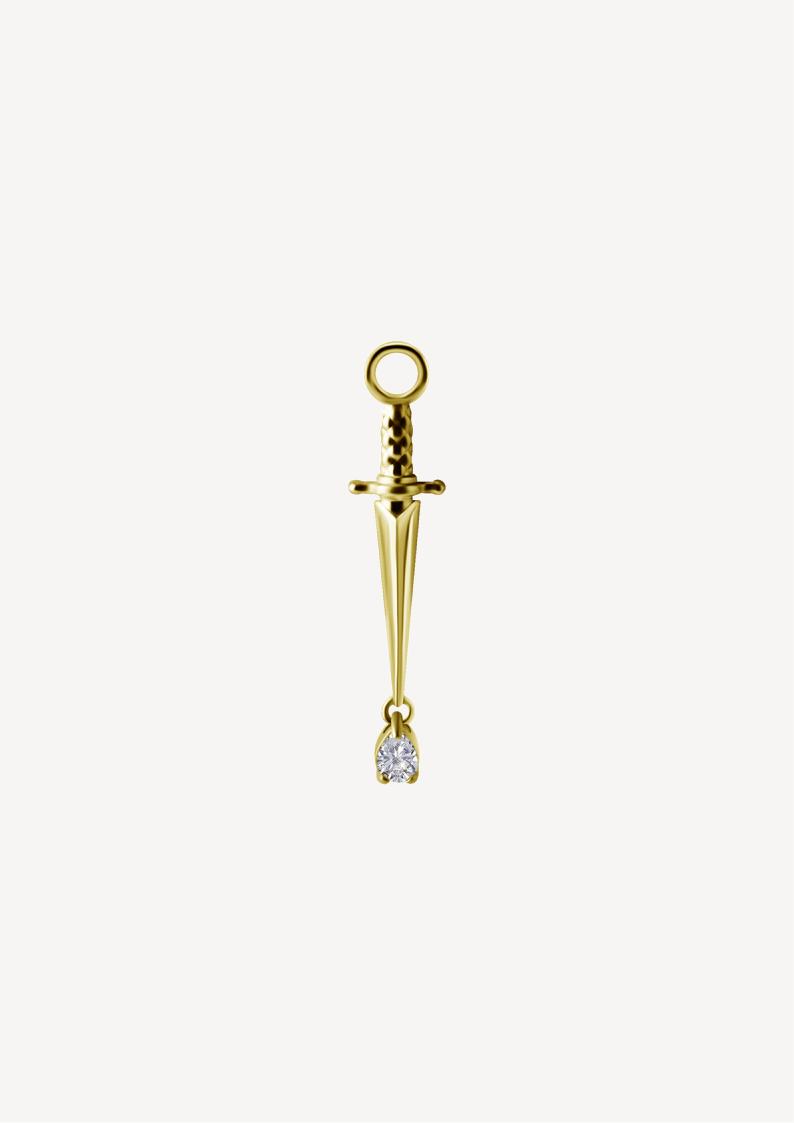 Charms Pendentif Dague Diamant