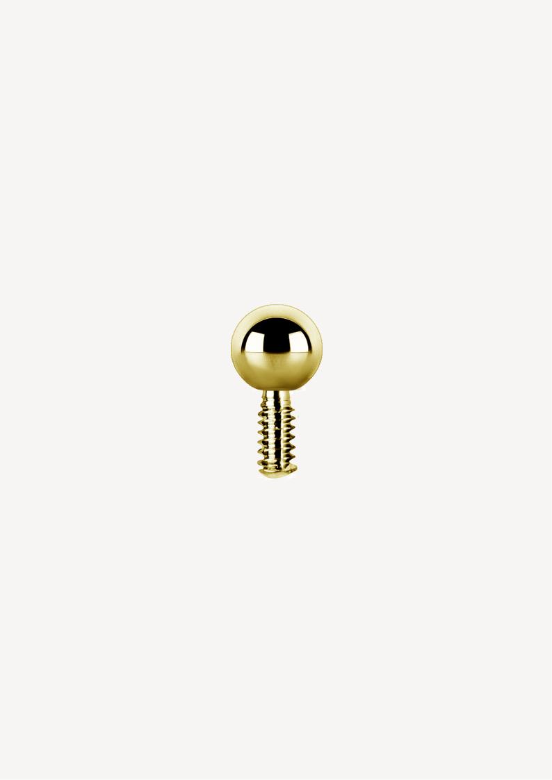 Piercing Boule Labret Or 18 Carats