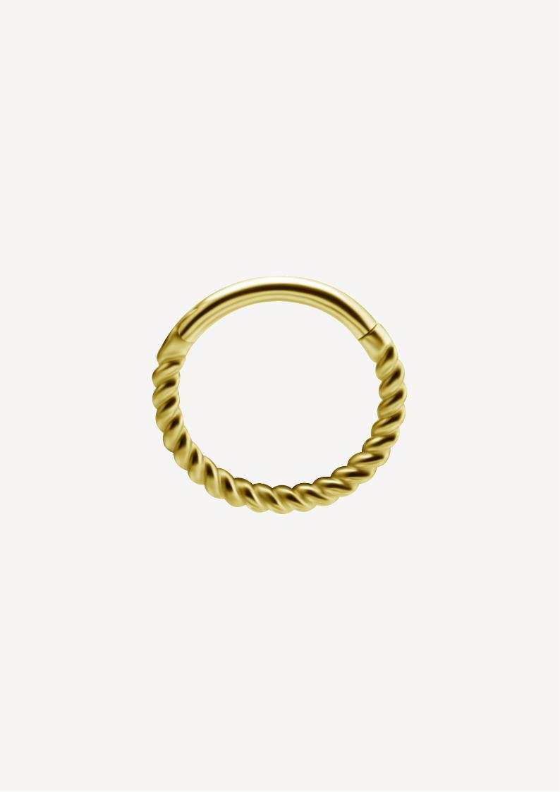 Bague plaqué or argent 925 3 anneaux entrelacés | MATY Bague plaqué or argent 925 3 anneaux entrelacés | MATY